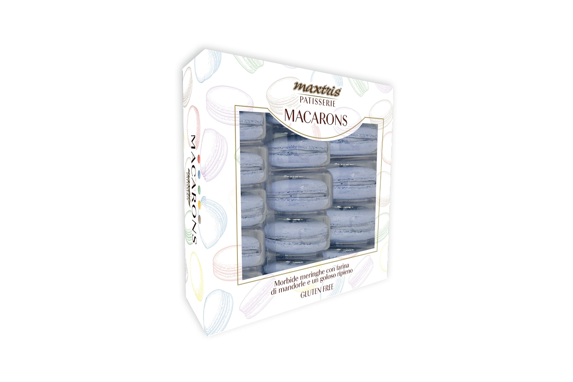 immagine-1-maxtris-macarons-vaniglia-210-gr-colore-azzurro-15-pz-ean-8022470866100